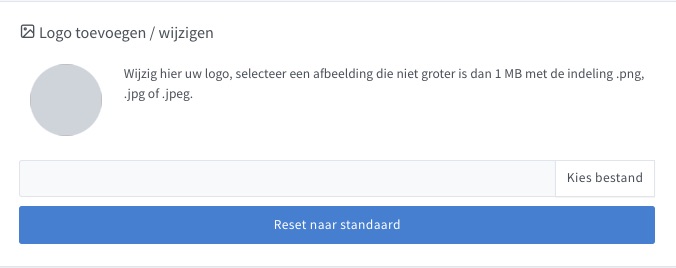 Logo uploaden